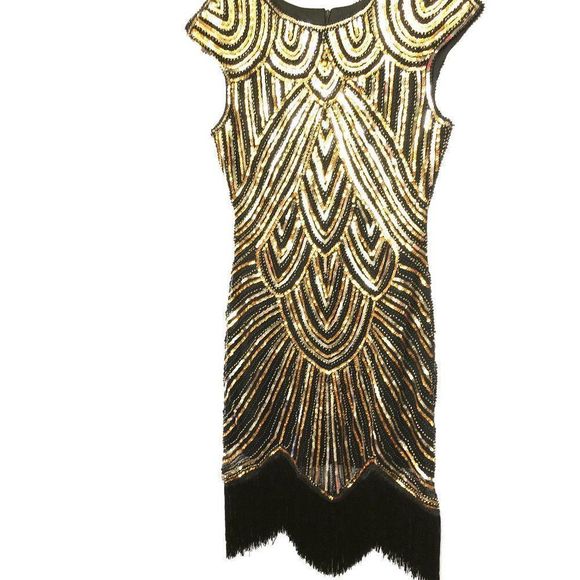 Roaring 20’s Style Showgirl Sequin Party Dress - Picture 1 of 13
